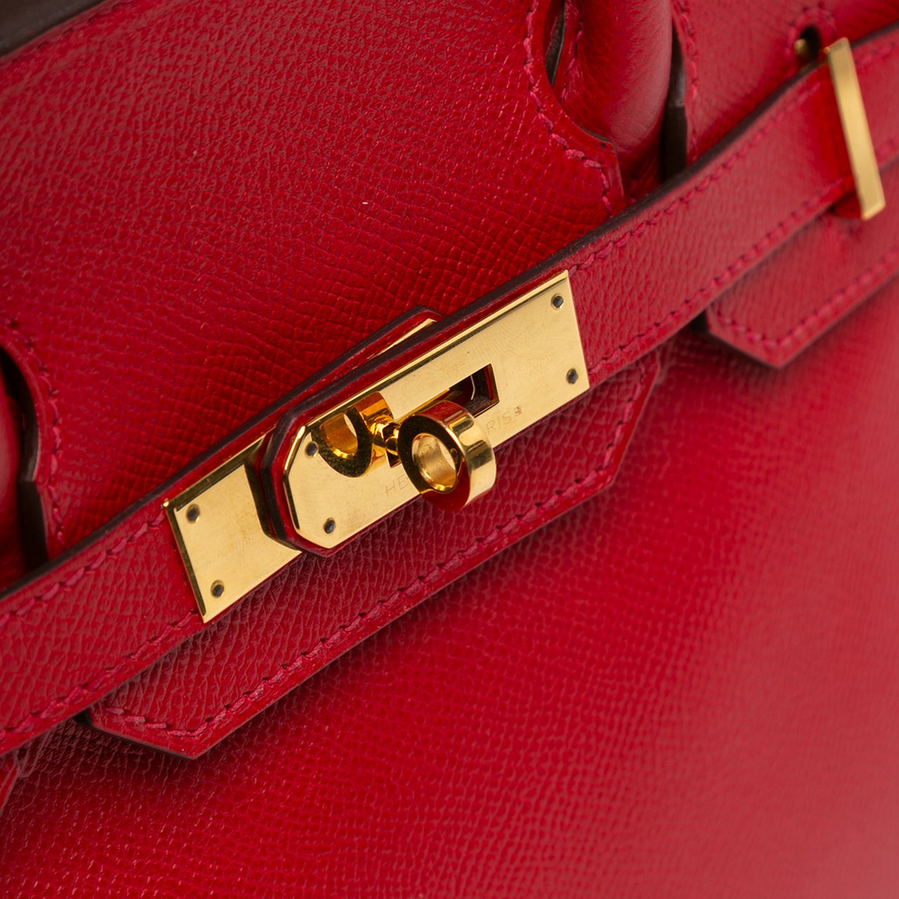 Hermès Epsom Birkin Retourne 30 Rood