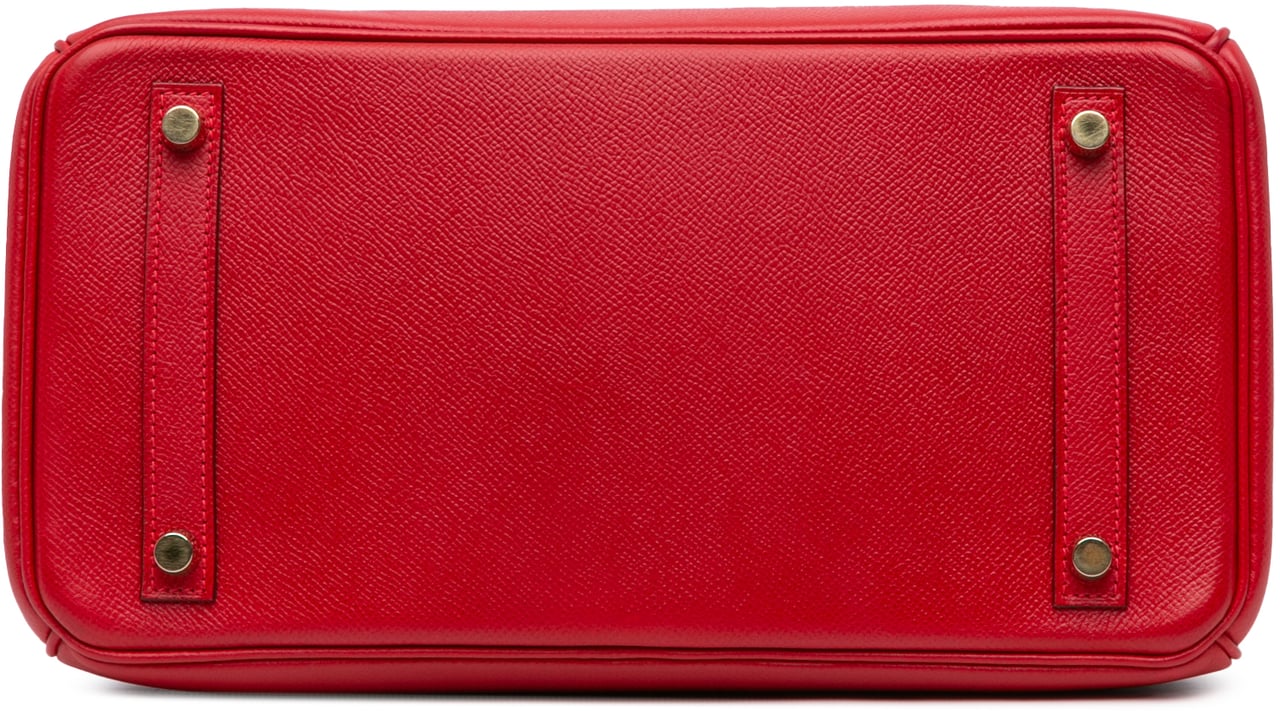 Hermès Epsom Birkin Retourne 30 Rood