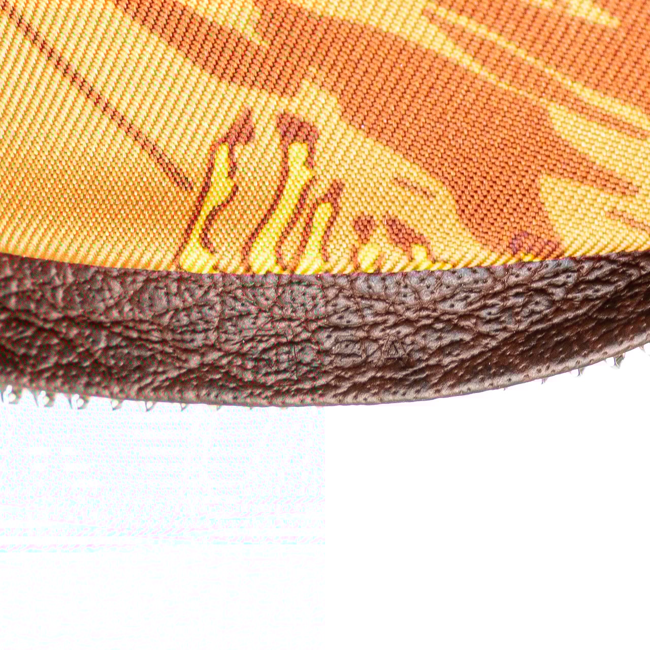 Hermès Jeu des Omnibus et Dames Blanches Silky Pop Tote Oranje
