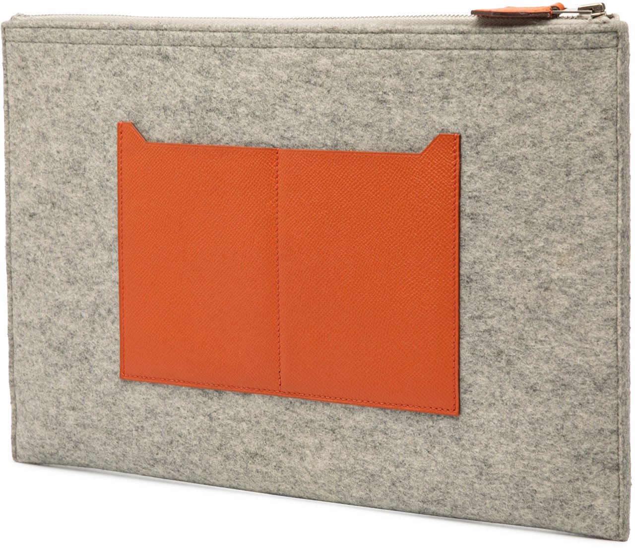 Hermès Epsom and Felt Toodoo 37 Oranje