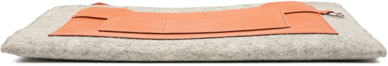 Hermès Epsom and Felt Toodoo 37 Oranje