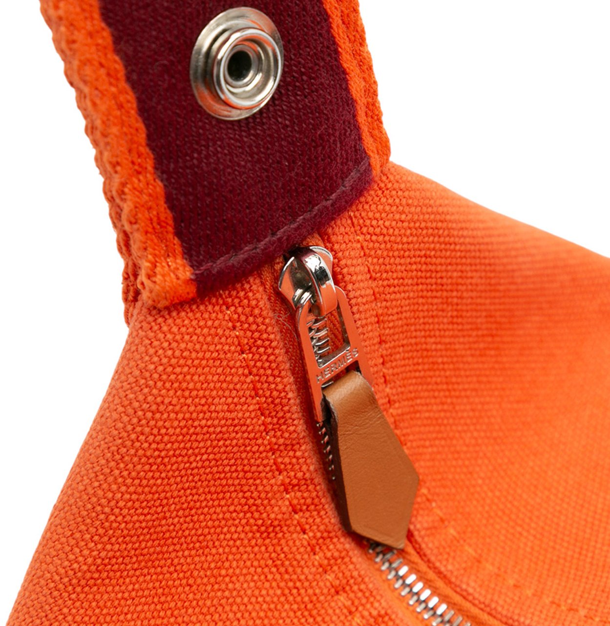 Hermès Large Canvas Bride A Brac Case Oranje
