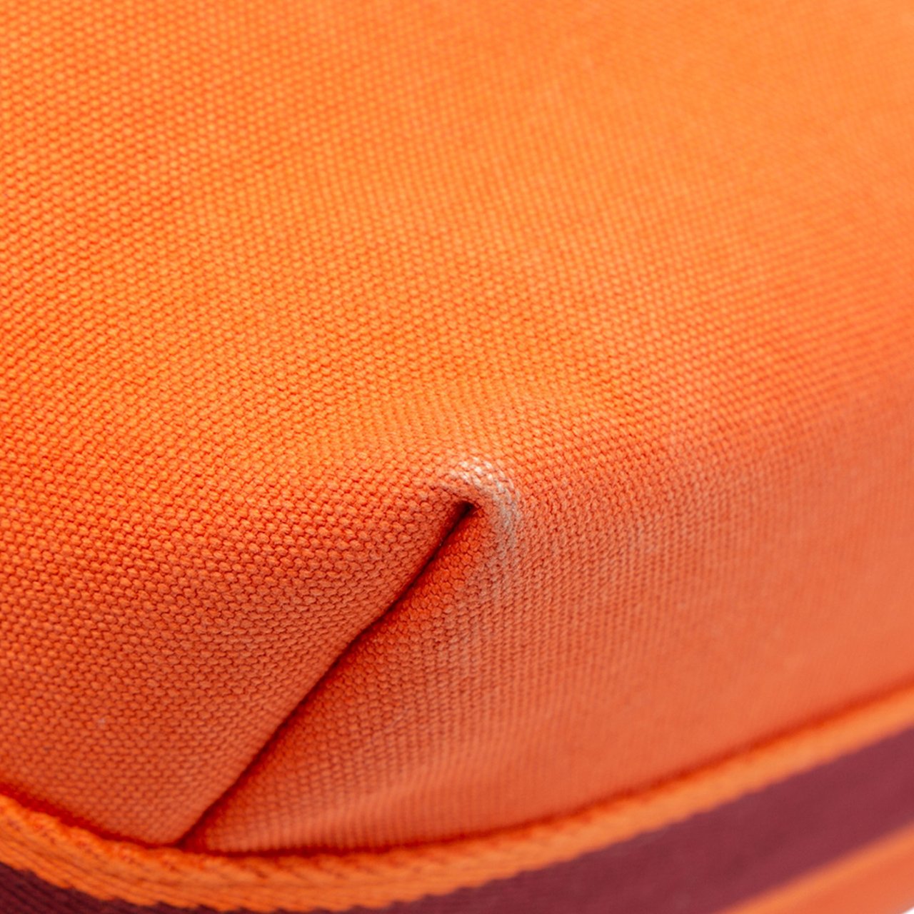 Hermès Large Canvas Bride A Brac Case Oranje