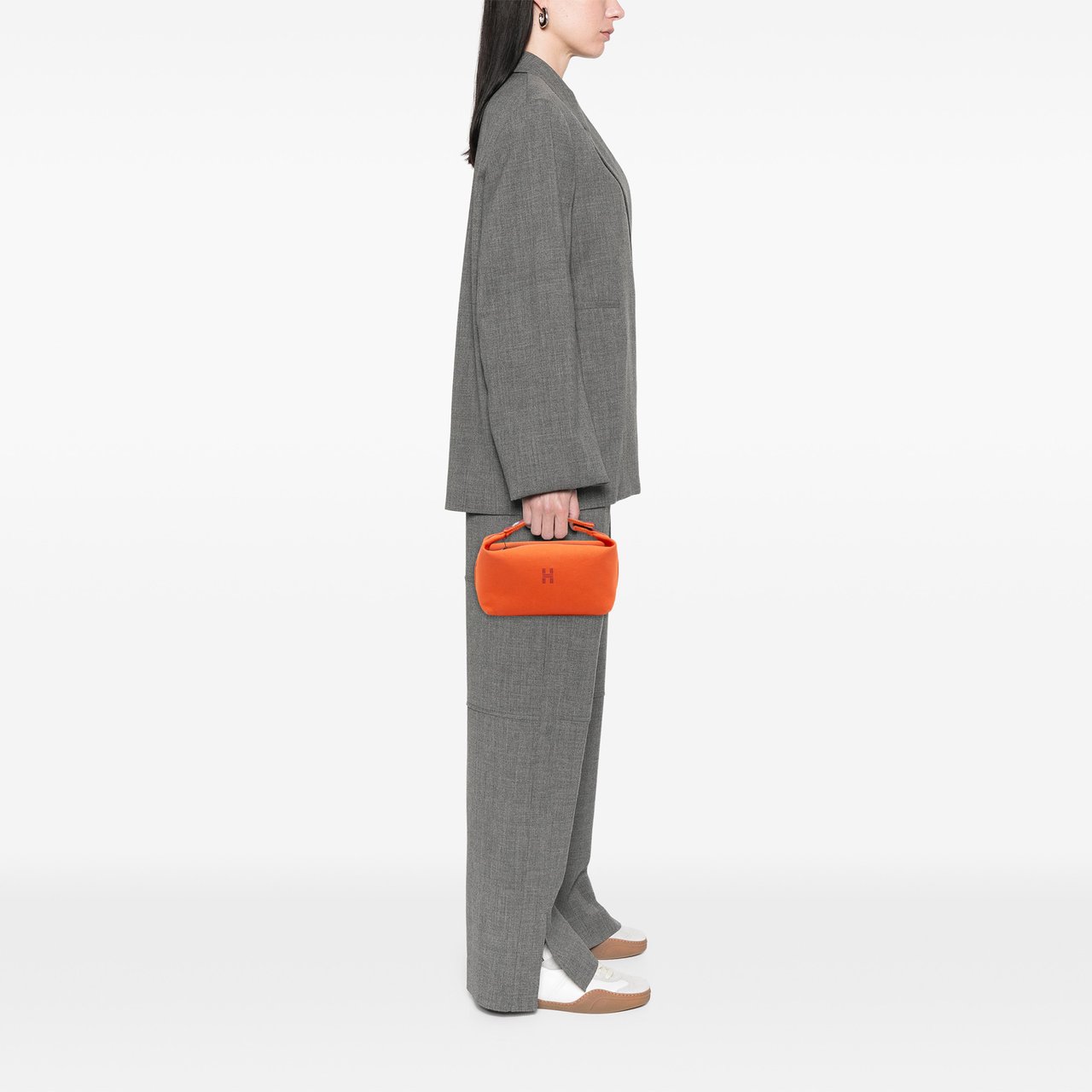 Hermès Large Toile Bride A Brac Case Oranje