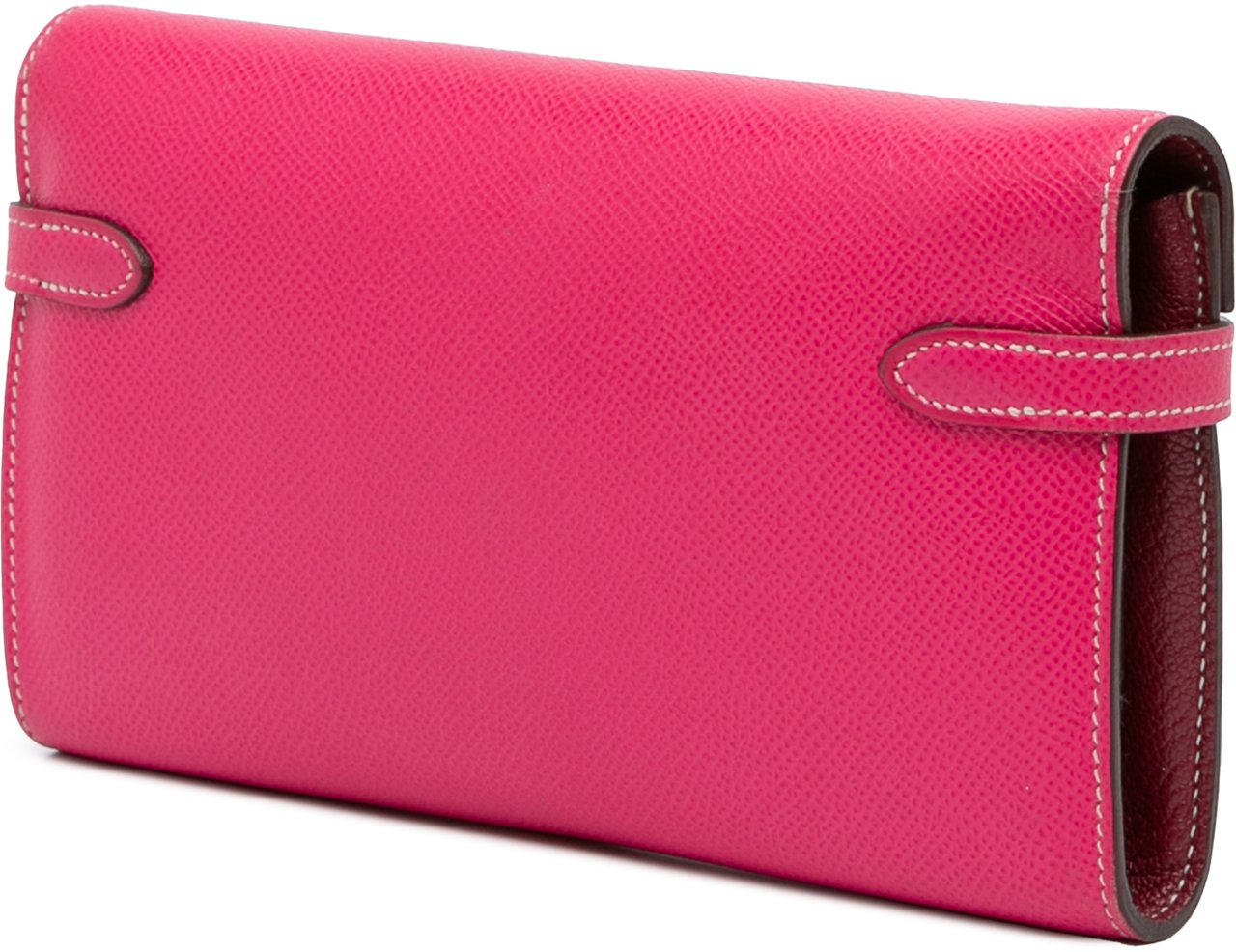 Hermès Epsom Kelly Longue Wallet Roze