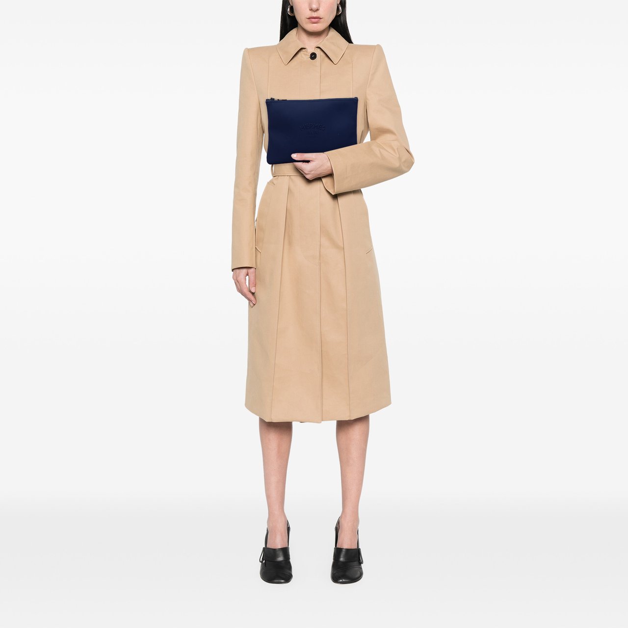 Hermès Medium Neoprene Neobain Case Blauw