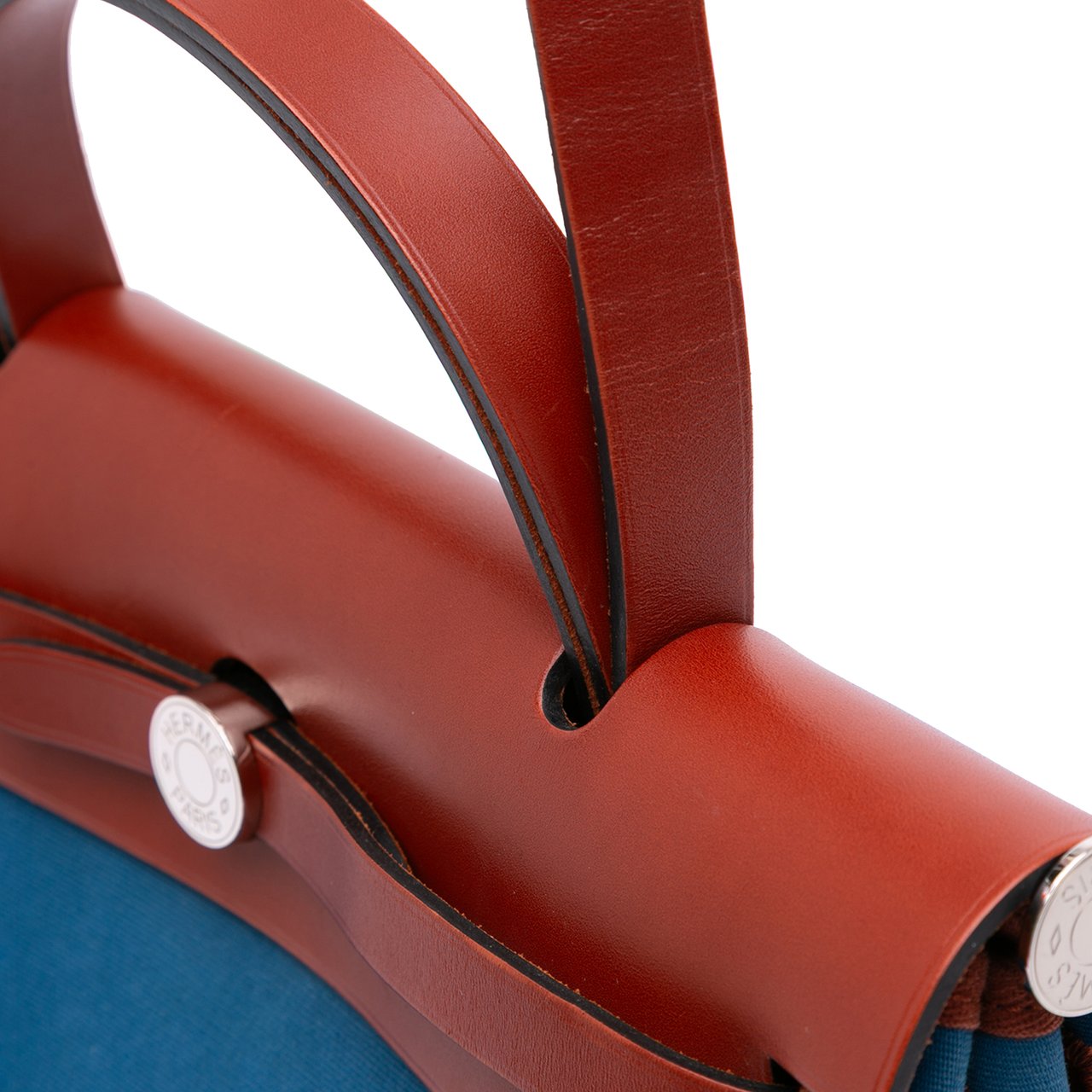 Hermès Toile Herbag Zip 31 Blauw
