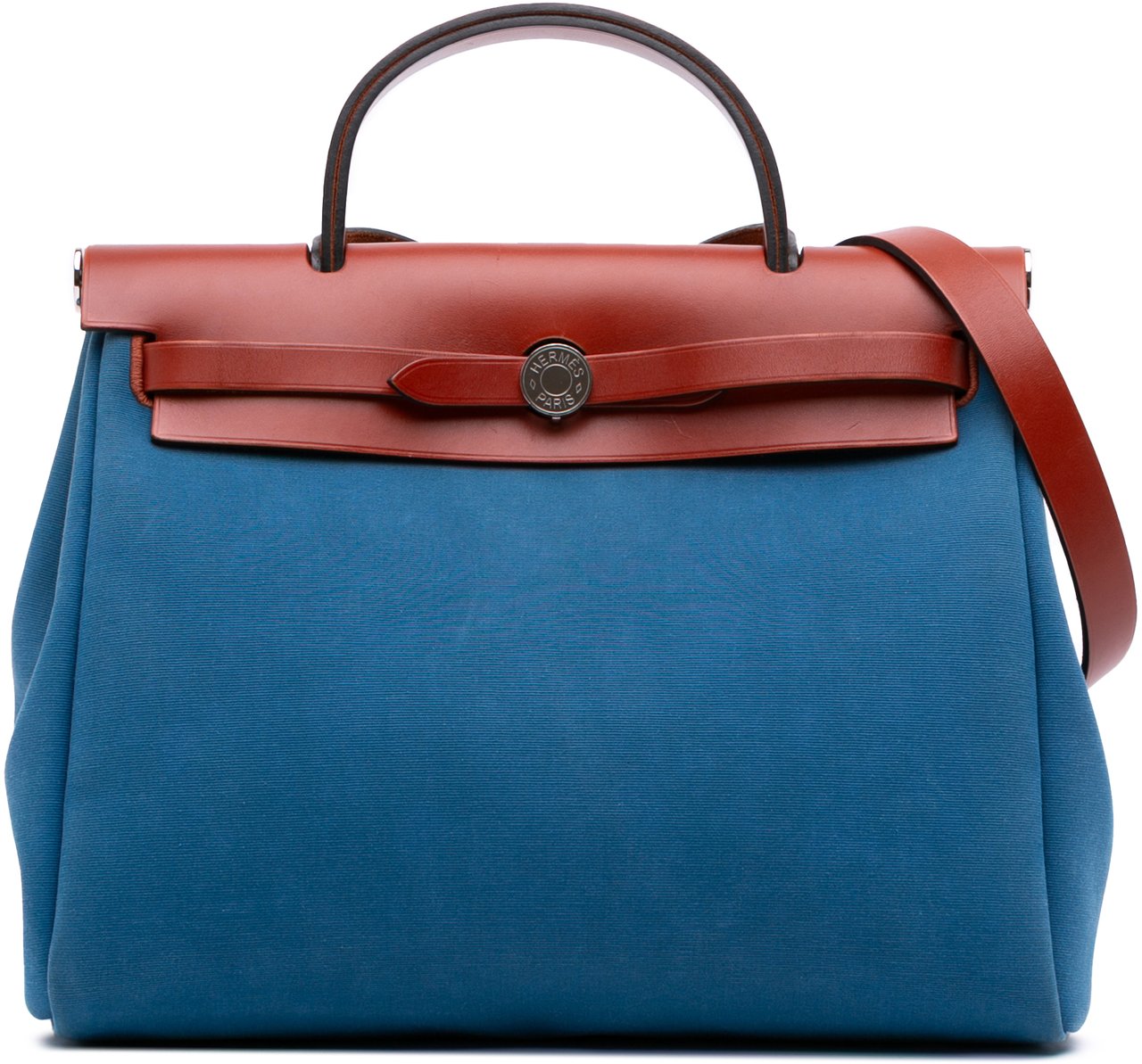 Hermès Toile Herbag Zip 31 Blauw