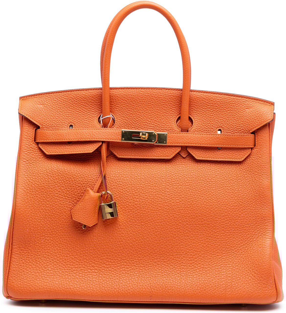 Hermès Togo Birkin Retourne 35 Oranje