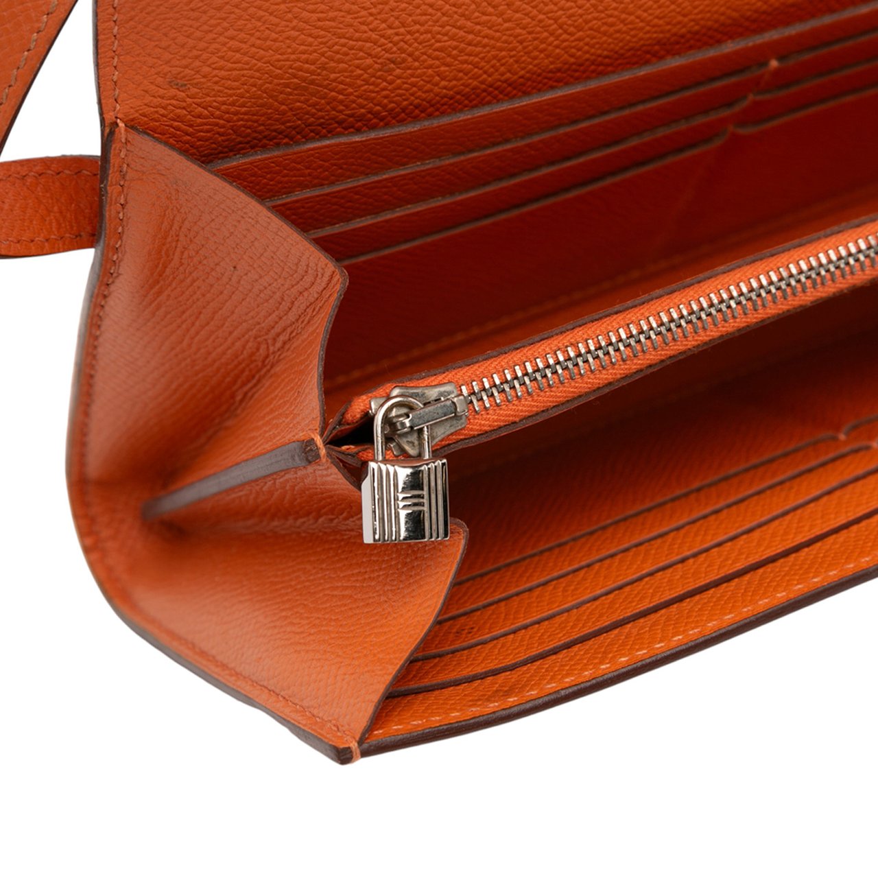 Hermès Epsom Kelly Longue Wallet Oranje