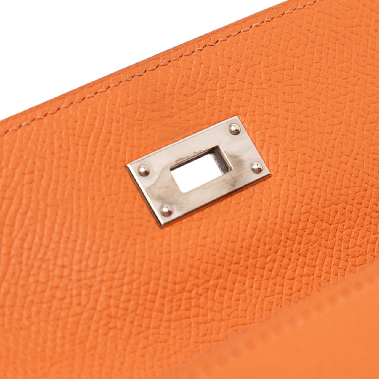 Hermès Epsom Kelly Longue Wallet Oranje