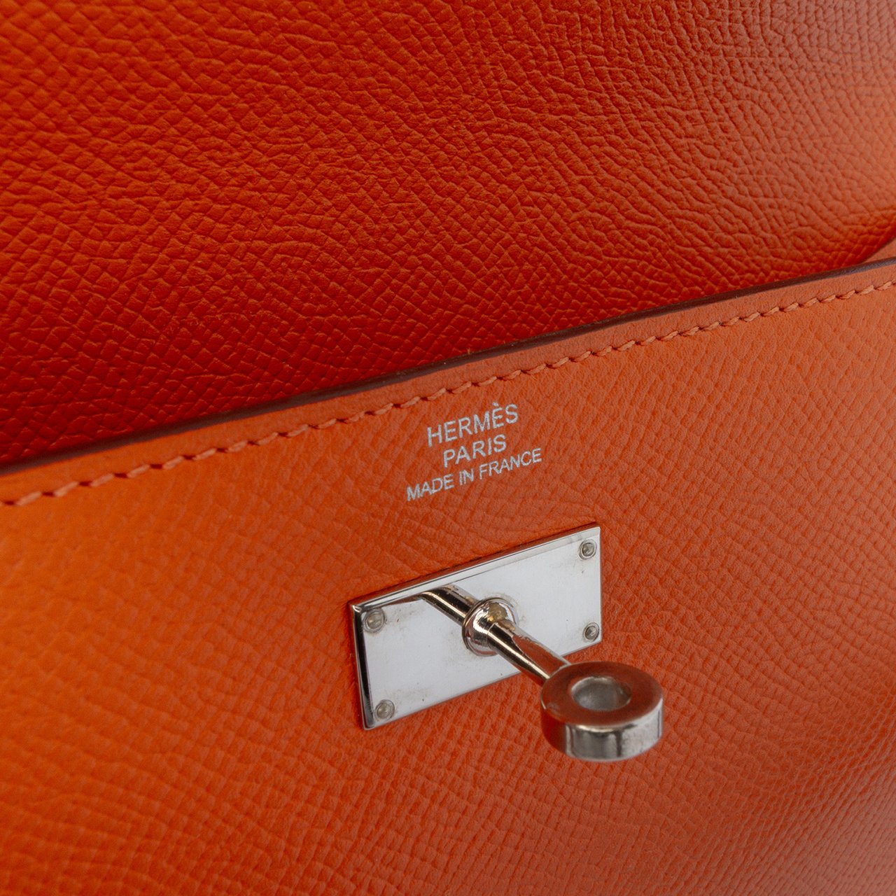 Hermès Epsom Kelly Longue Wallet Oranje