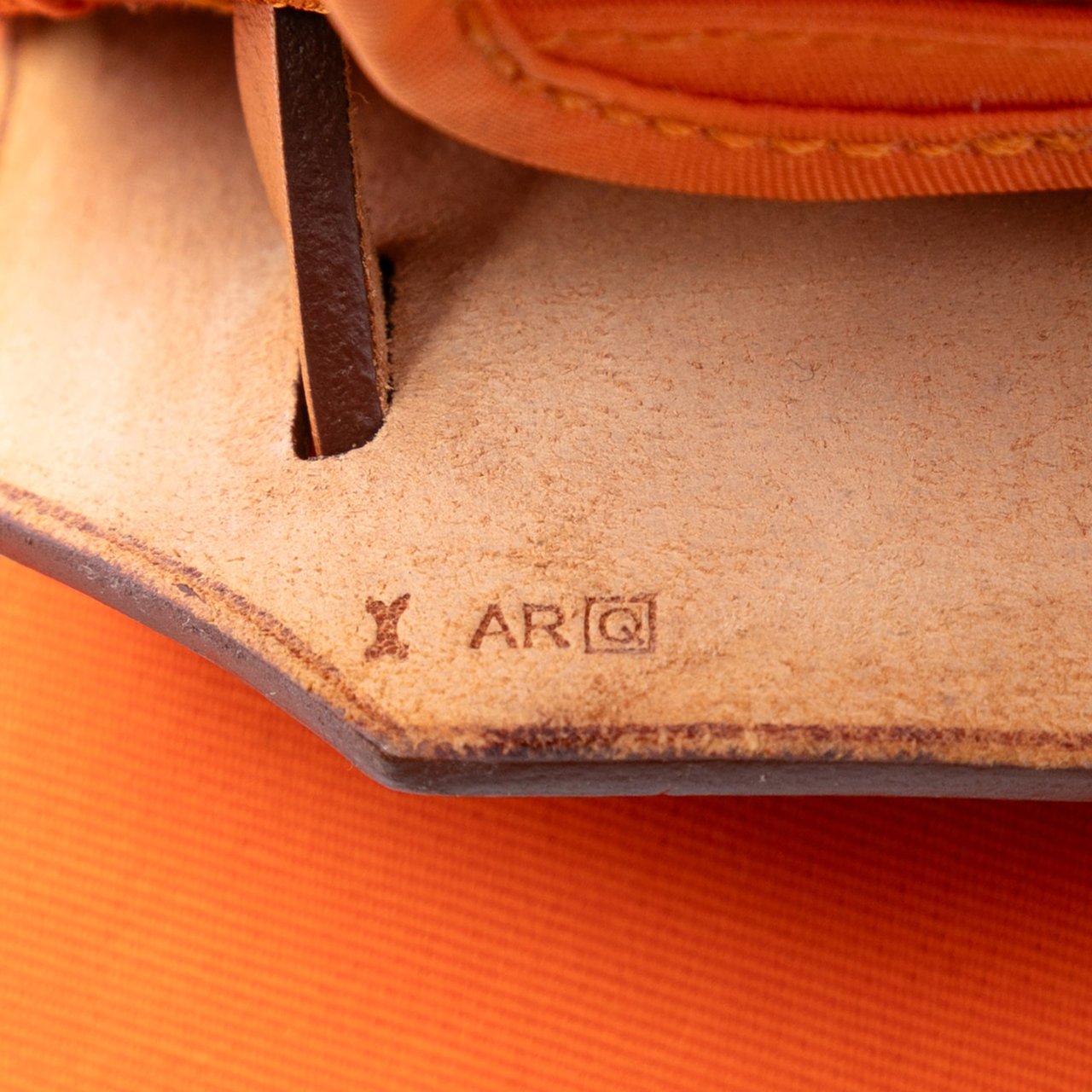 Hermès Toile Herbag Zip 31 Oranje