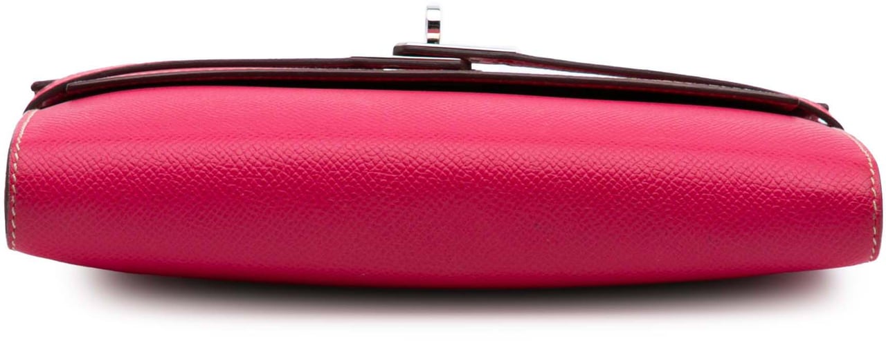 Hermès Epsom Kelly Longue Wallet Roze