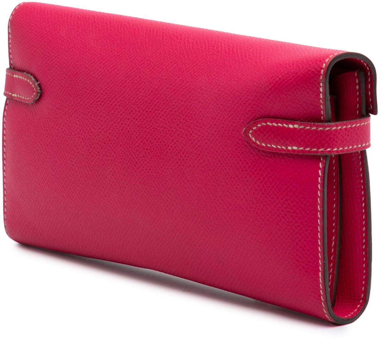 Hermès Epsom Kelly Longue Wallet Roze