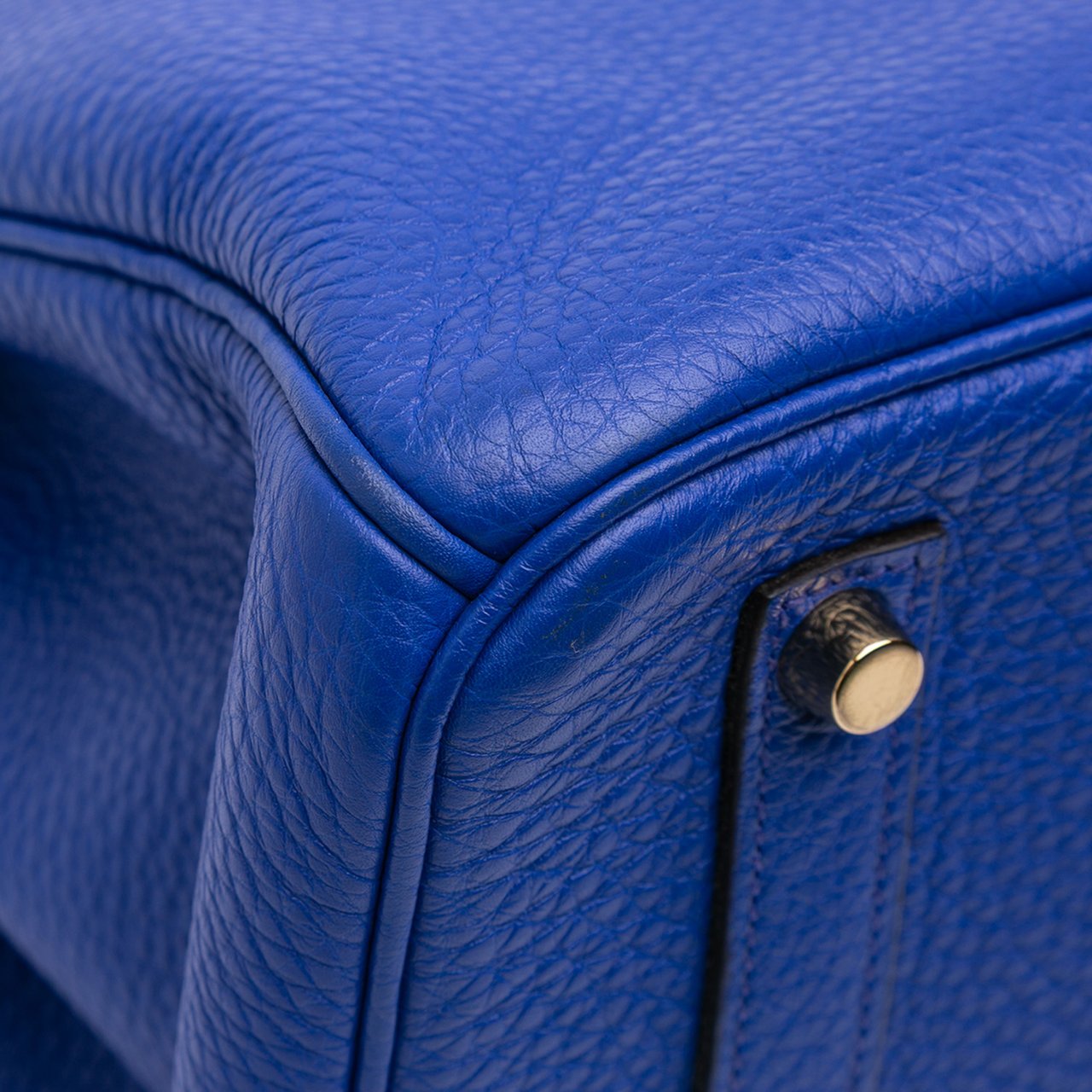 Hermès Togo Birkin Retourne 35 Blauw