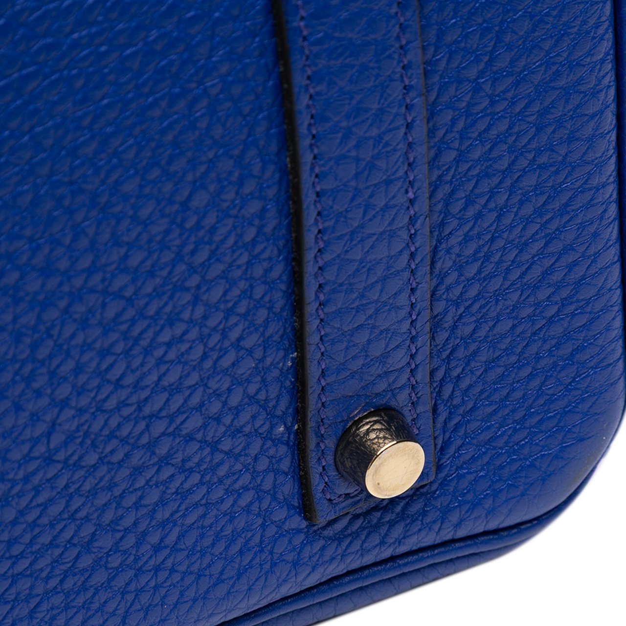 Hermès Togo Birkin Retourne 35 Blauw