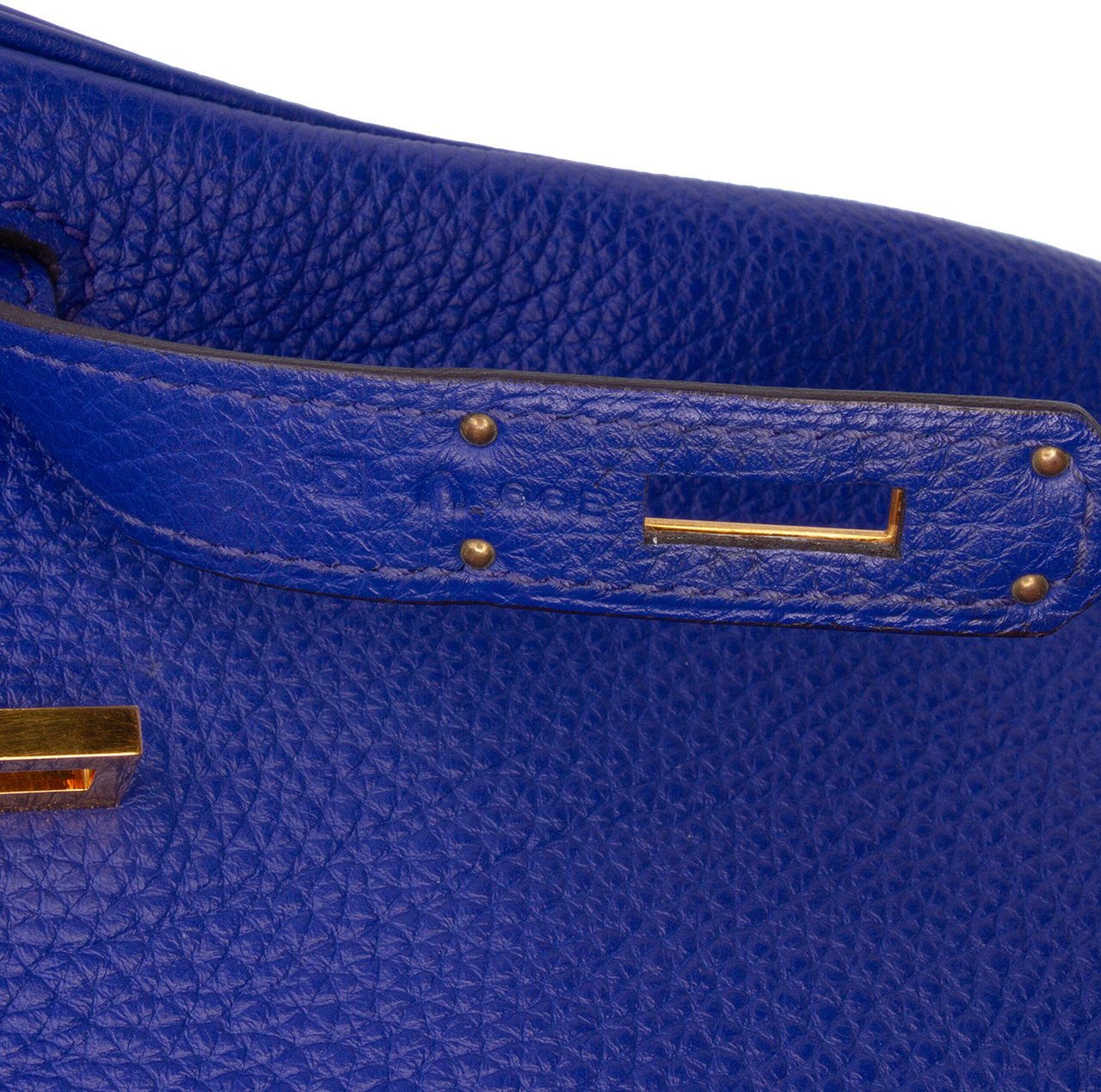Hermès Togo Birkin Retourne 35 Blauw