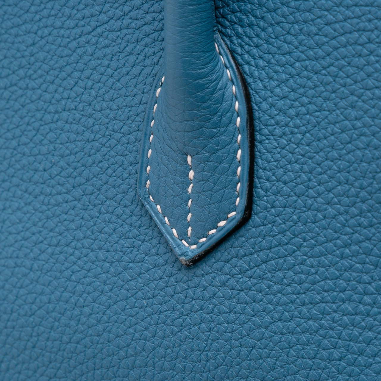 Hermès Togo Birkin Retourne 35 Blauw
