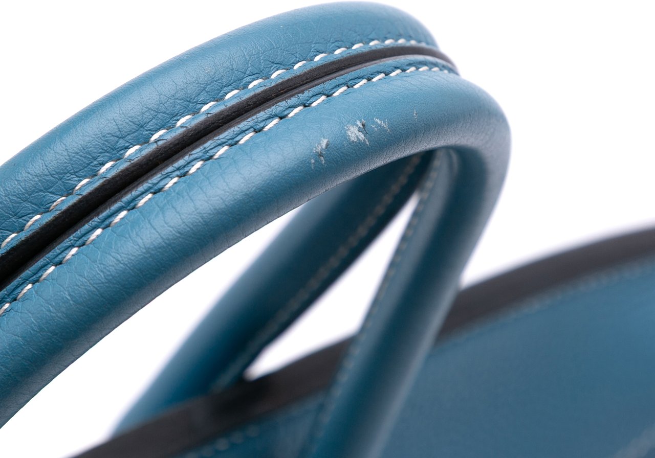 Hermès Togo Birkin Retourne 35 Blauw