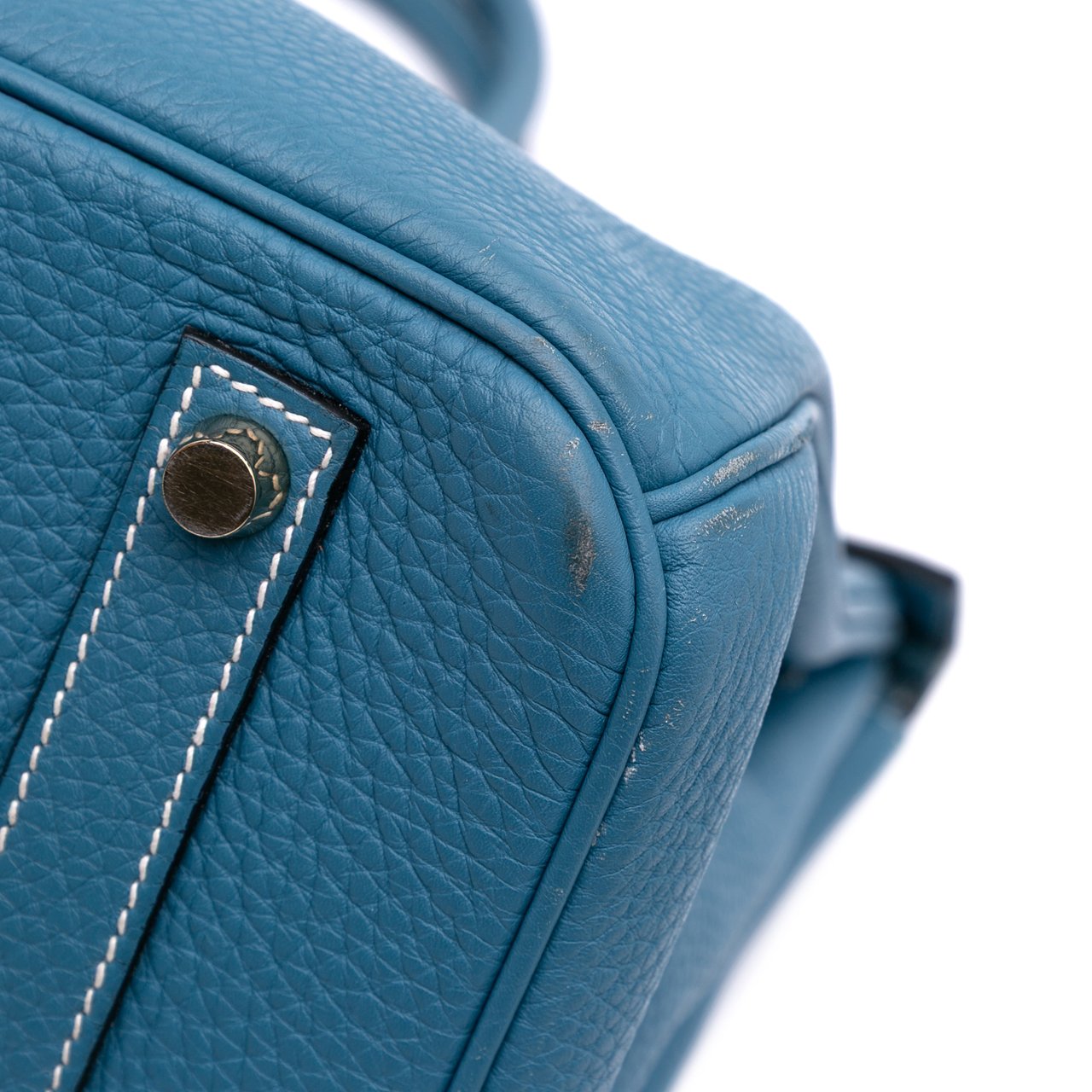 Hermès Togo Birkin Retourne 35 Blauw