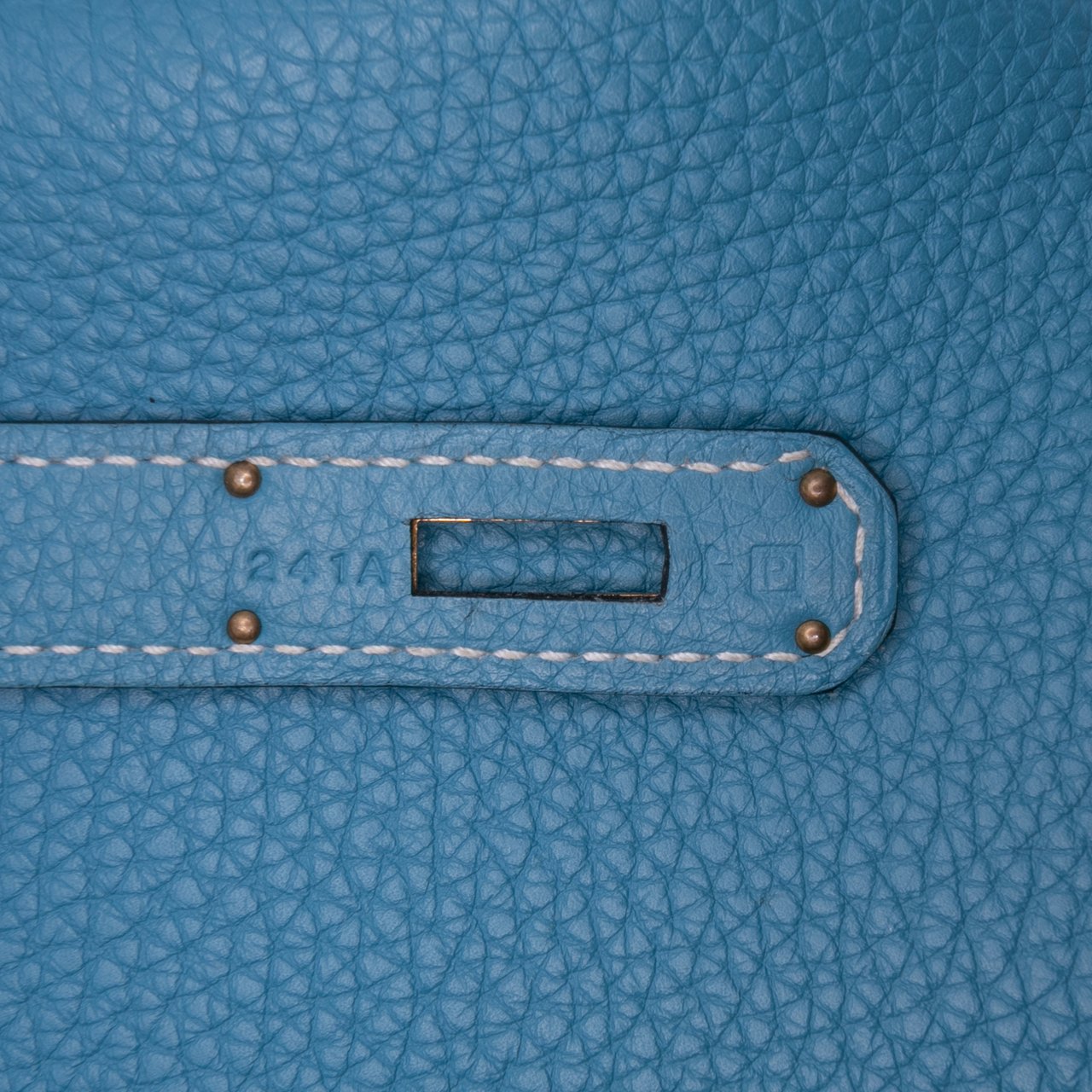 Hermès Togo Birkin Retourne 35 Blauw