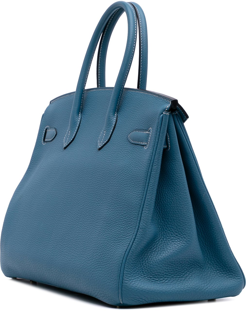 Hermès Togo Birkin Retourne 35 Blauw