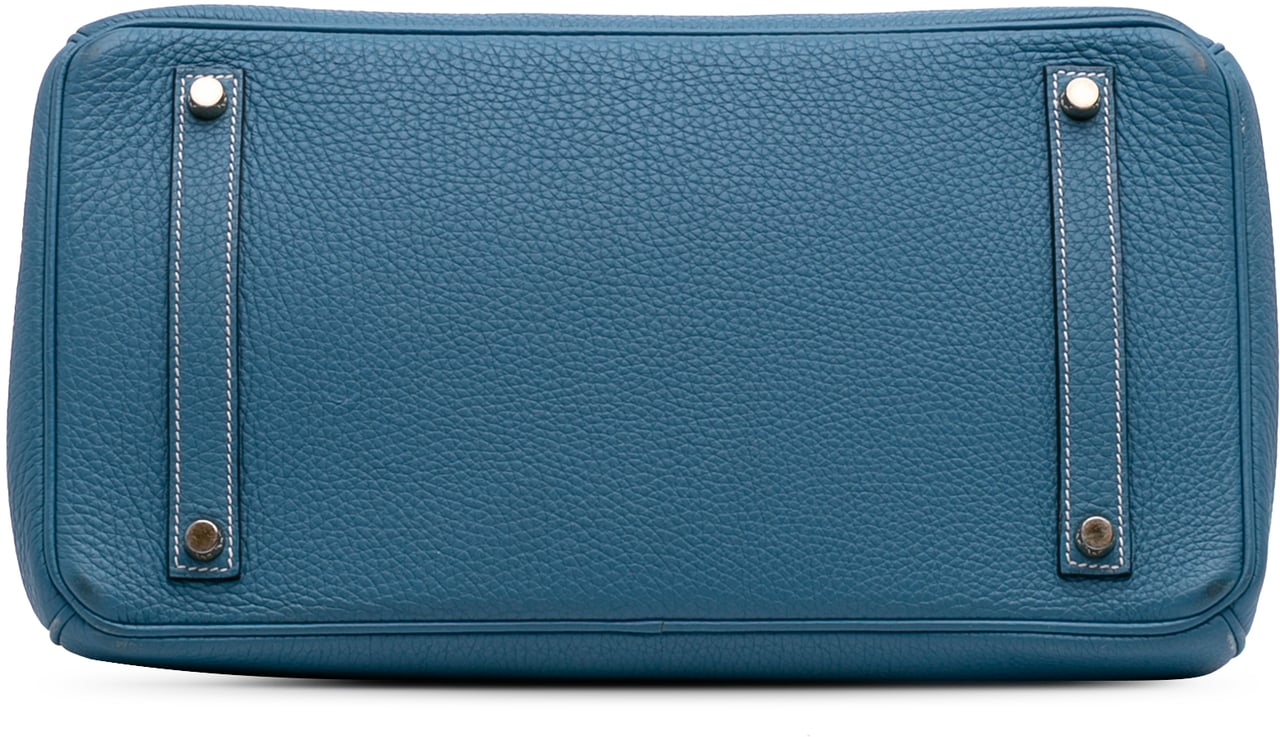 Hermès Togo Birkin Retourne 35 Blauw