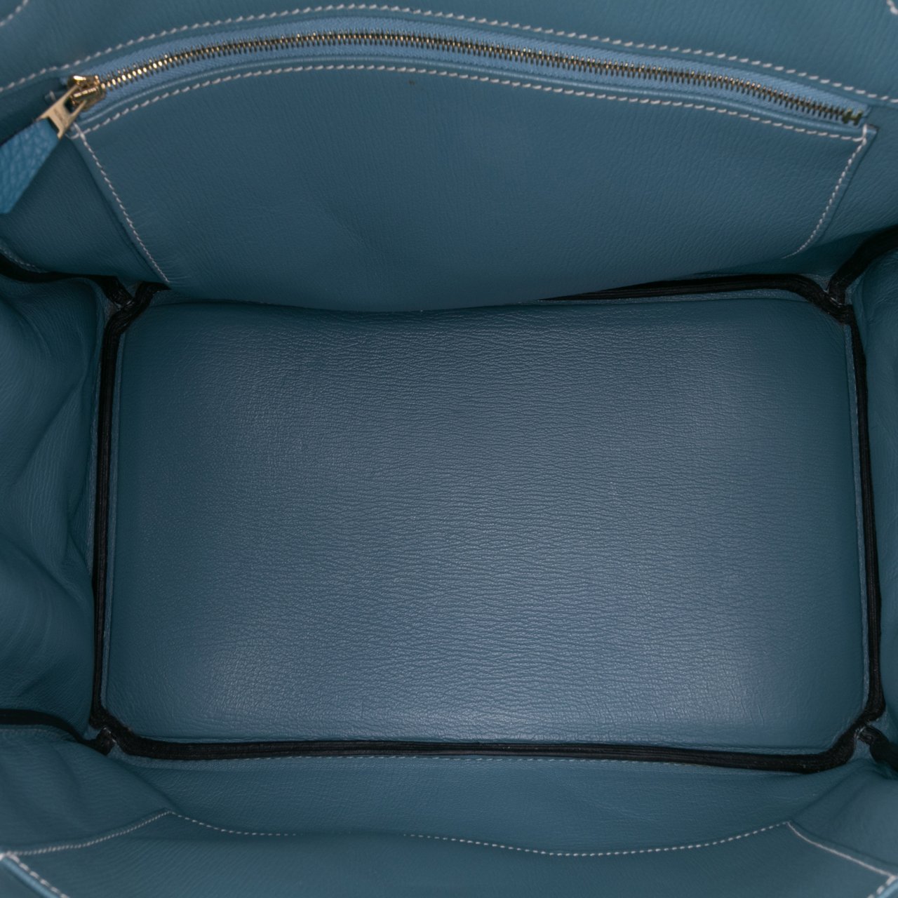 Hermès Togo Birkin Retourne 35 Blauw