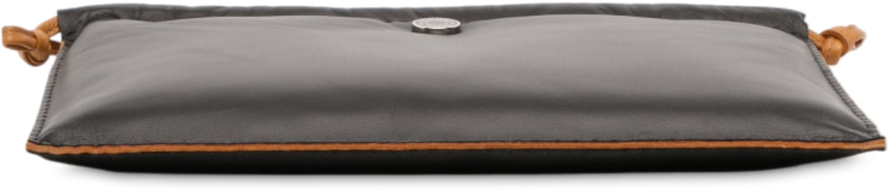 Hermès Milo Lambskin Pilo Pouch Zwart