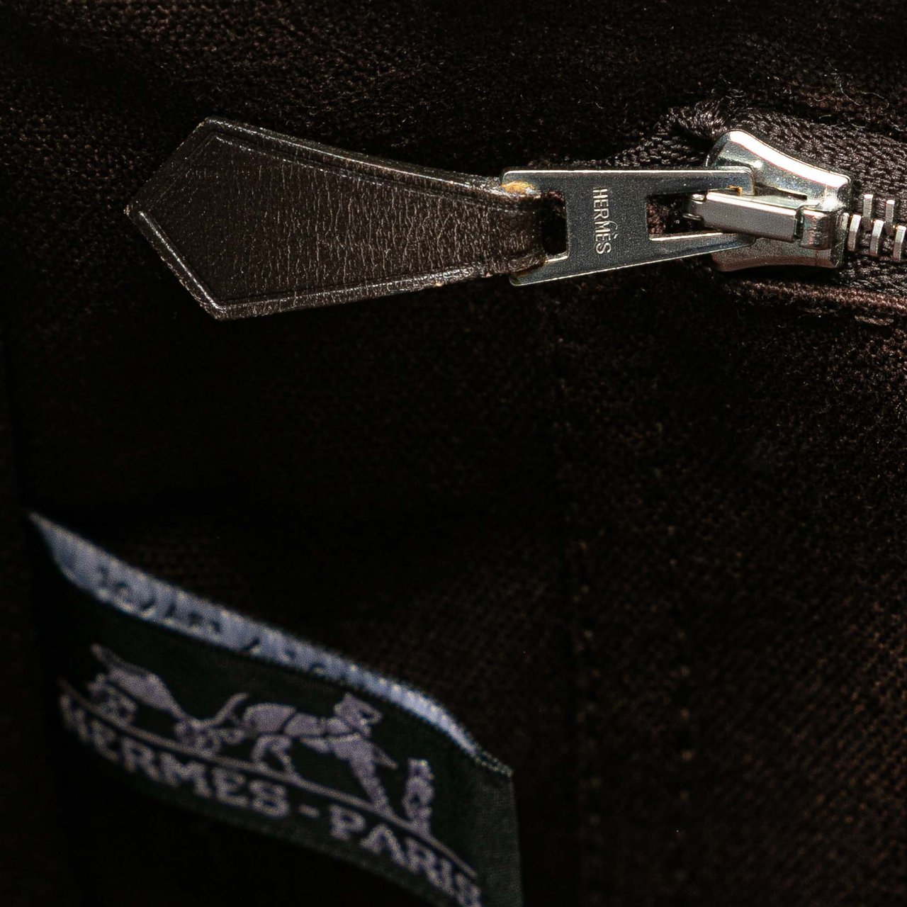 Hermès Canvas and Leather Fourre Tout MM Bruin