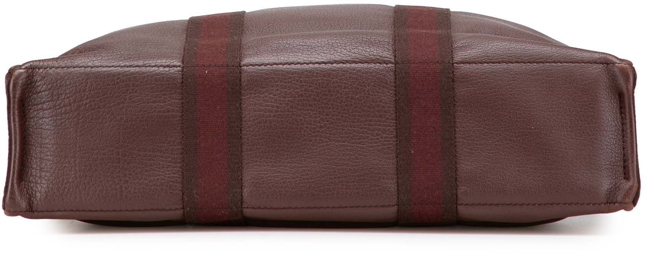 Hermès Canvas and Leather Fourre Tout MM Bruin