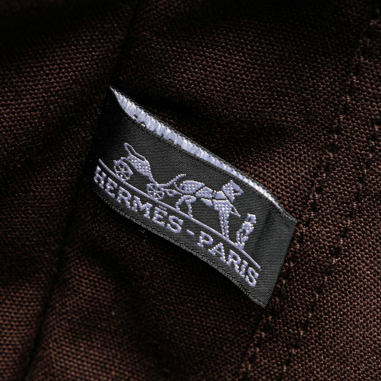 Hermès Canvas and Leather Fourre Tout MM Bruin