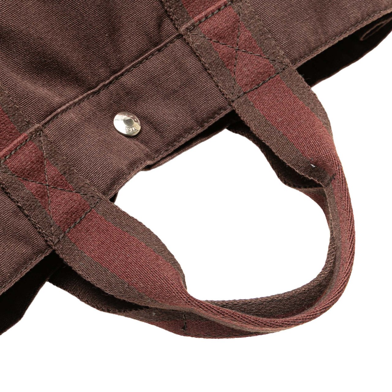 Hermès Canvas and Leather Fourre Tout MM Bruin