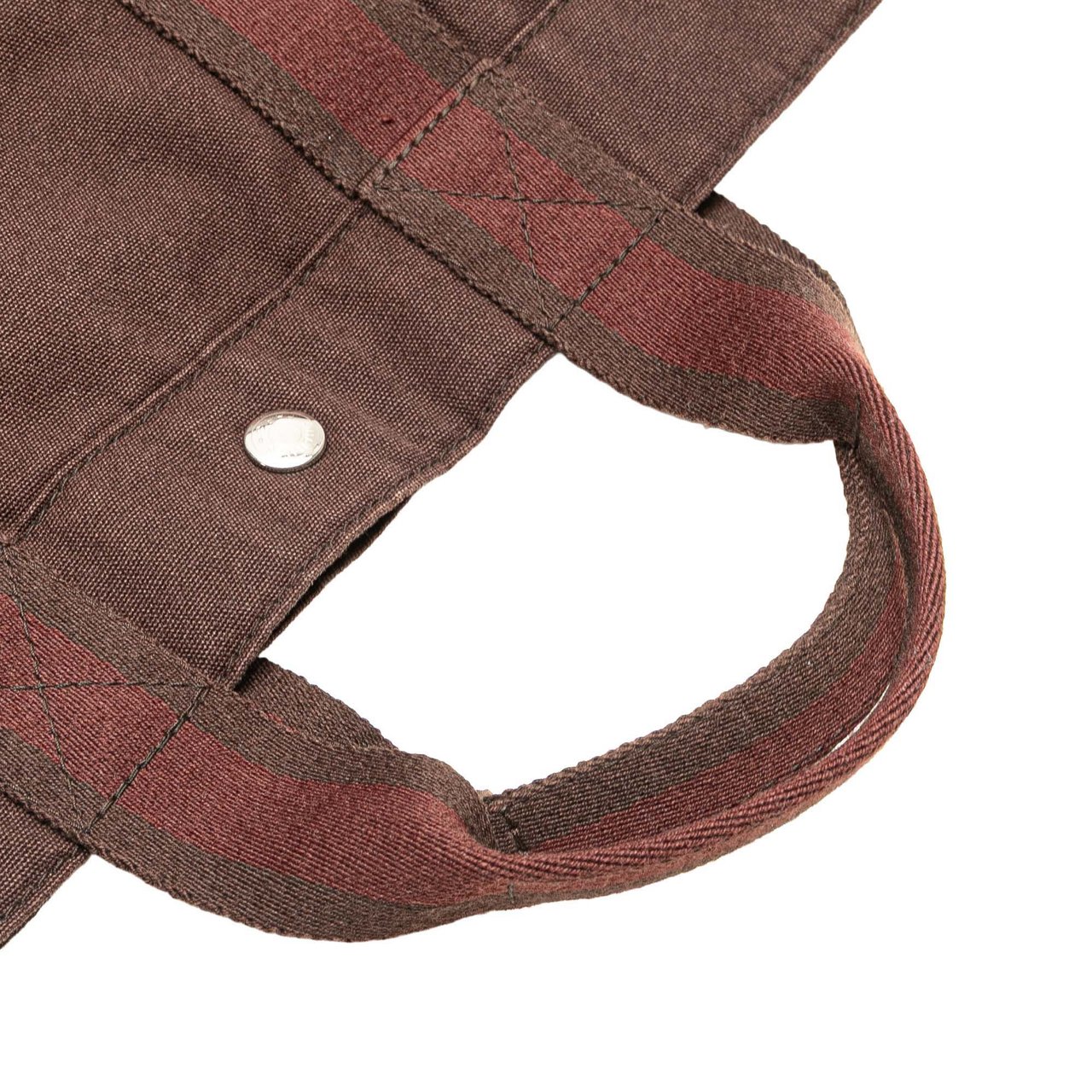 Hermès Canvas and Leather Fourre Tout MM Bruin