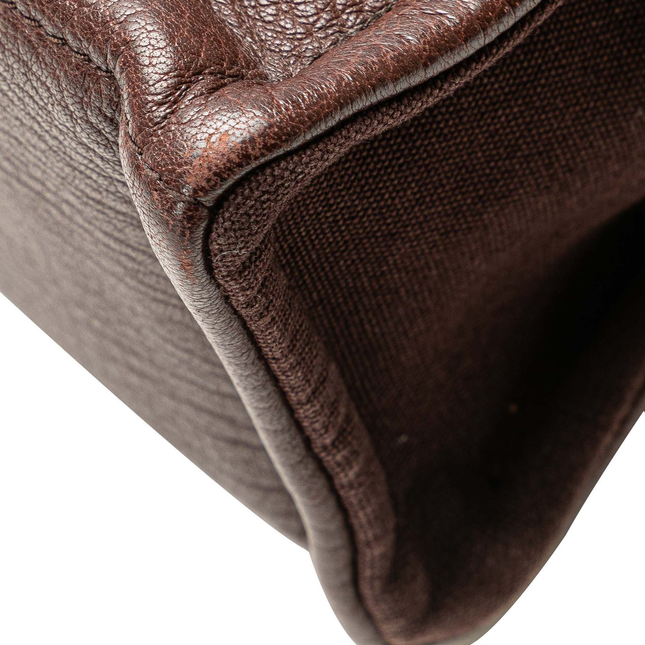 Hermès Canvas and Leather Fourre Tout MM Bruin