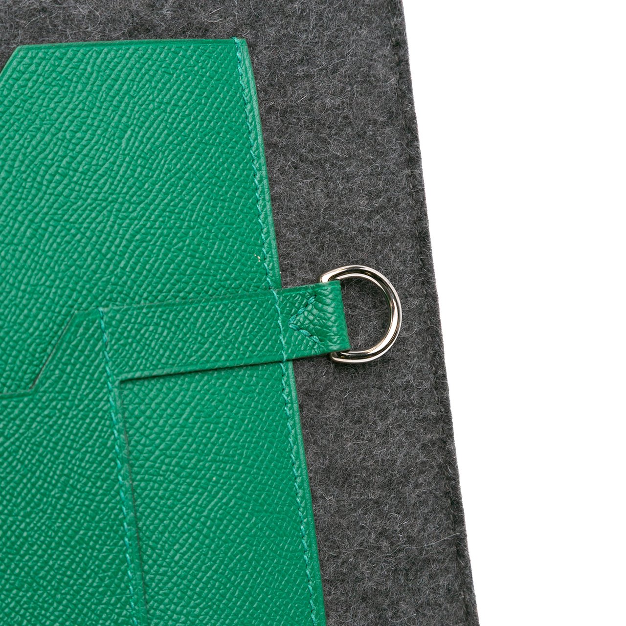 Hermès Epsom and Felt Toodoo 37 Groen