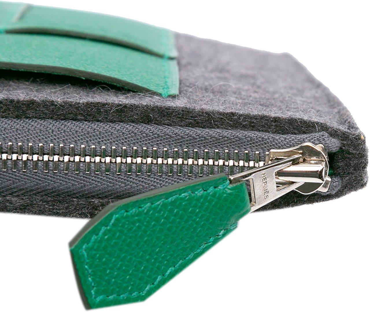 Hermès Epsom and Felt Toodoo 37 Groen