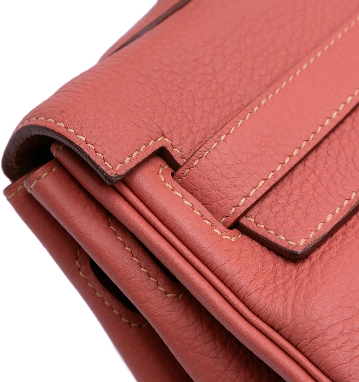 Hermès Togo Kelly II Retourne 35 Rood