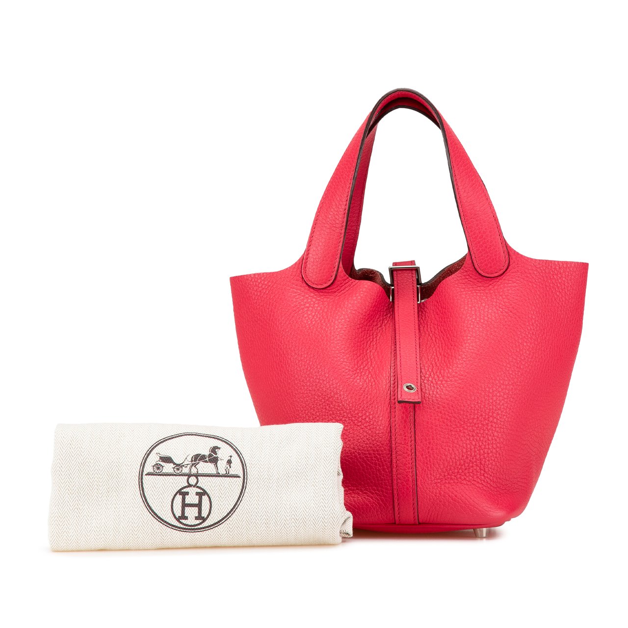 Hermès Clemence Picotin Lock 18 Roze