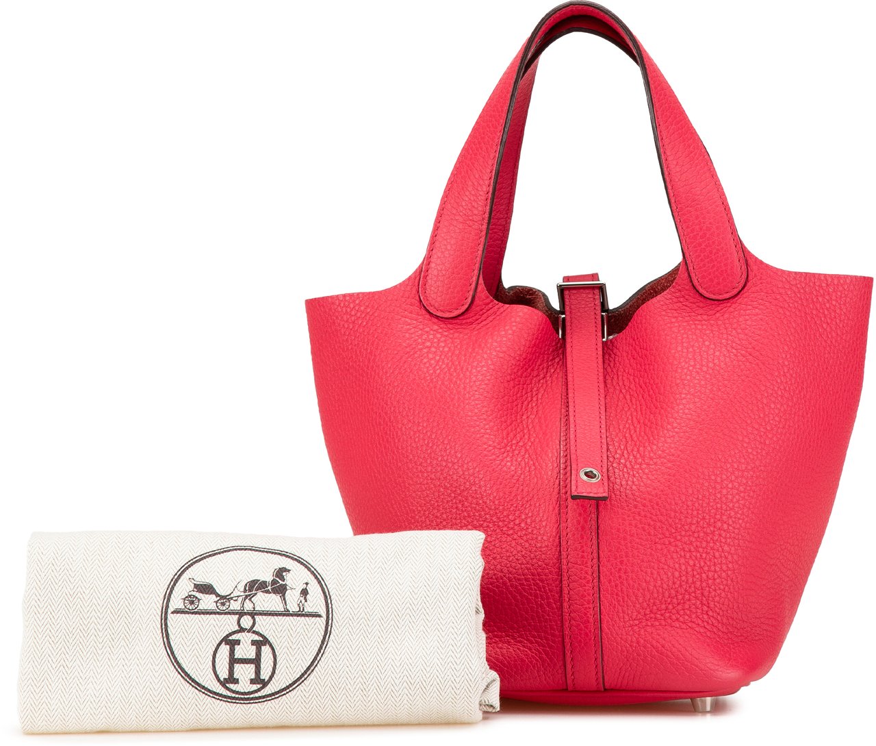 Hermès Clemence Picotin Lock 18 Roze