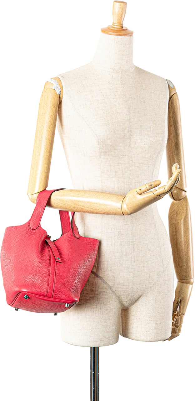Hermès Clemence Picotin Lock 18 Roze