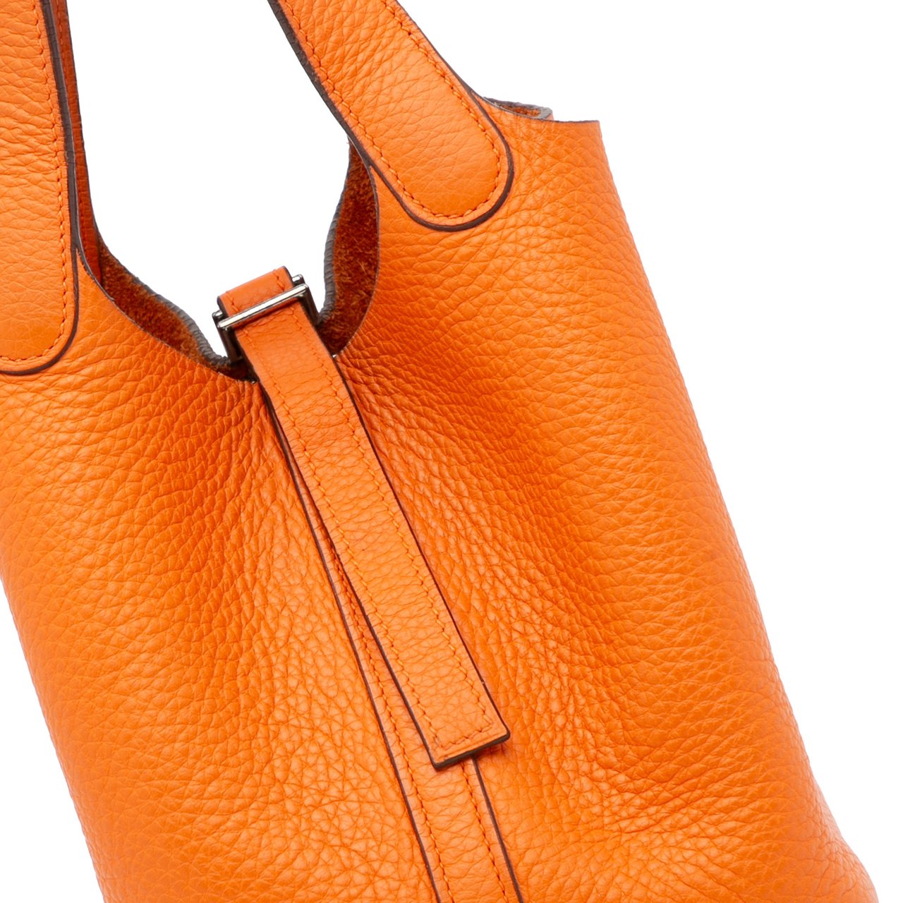 Hermès Clemence Picotin Lock 18 Oranje