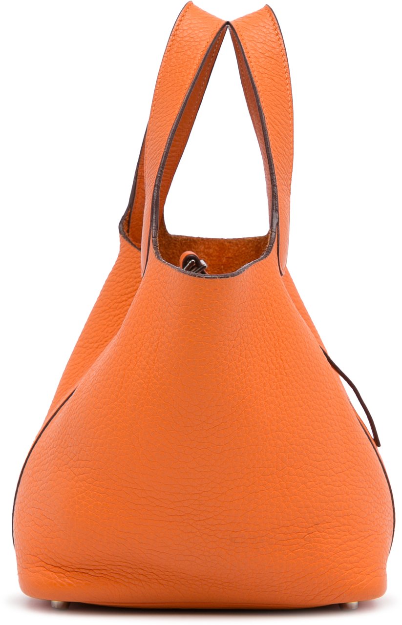 Hermès Clemence Picotin Lock 18 Oranje