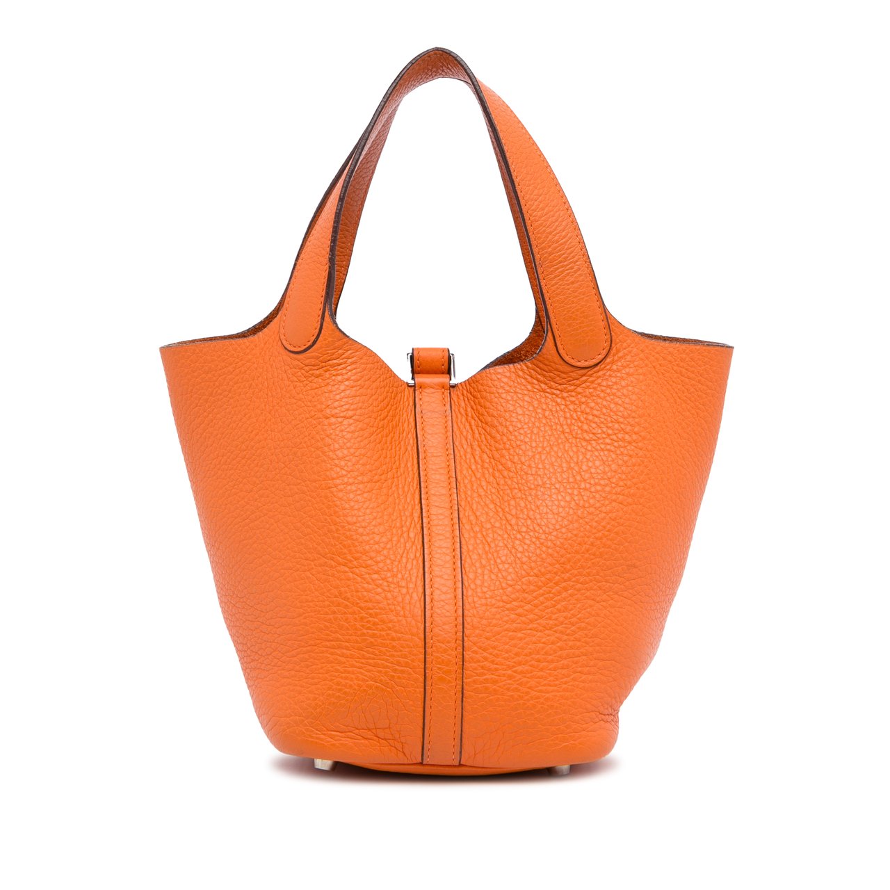 Hermès Clemence Picotin Lock 18 Oranje