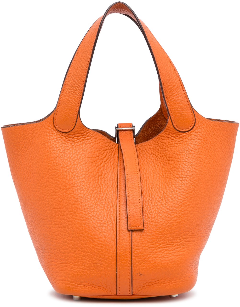 Hermès Clemence Picotin Lock 18 Oranje