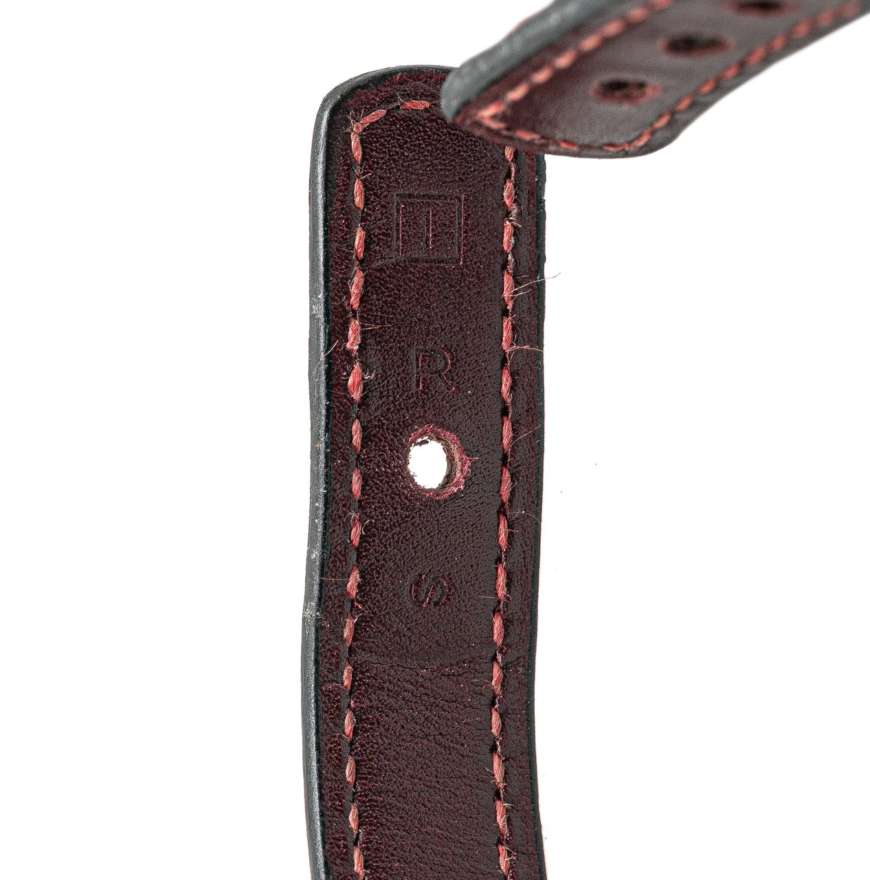 Hermès Leather Clou de Selle Bracelet Bruin