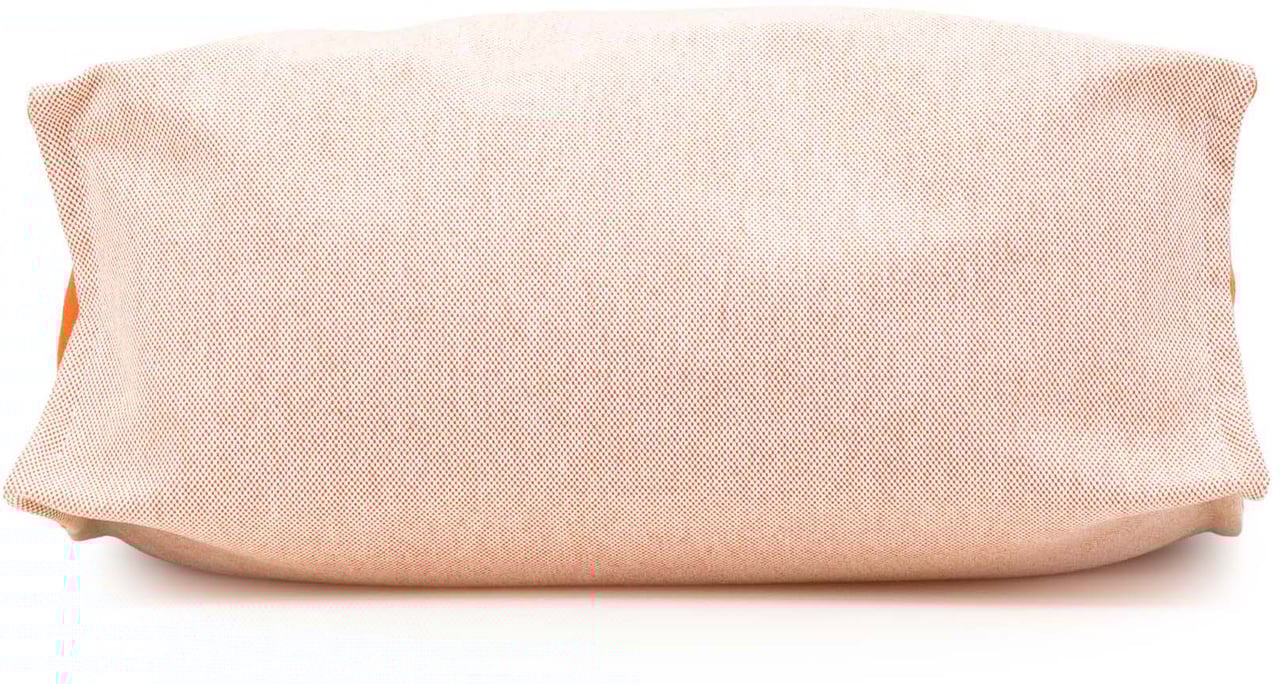 Hermès Canvas Etriviere Shopping Tote Oranje