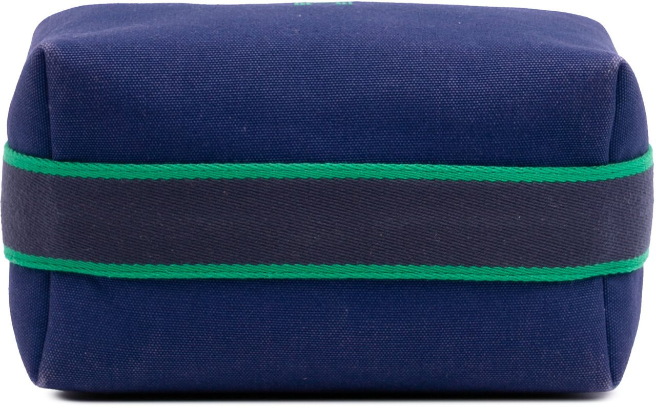 Hermès Small Canvas Bride A Brac Blauw
