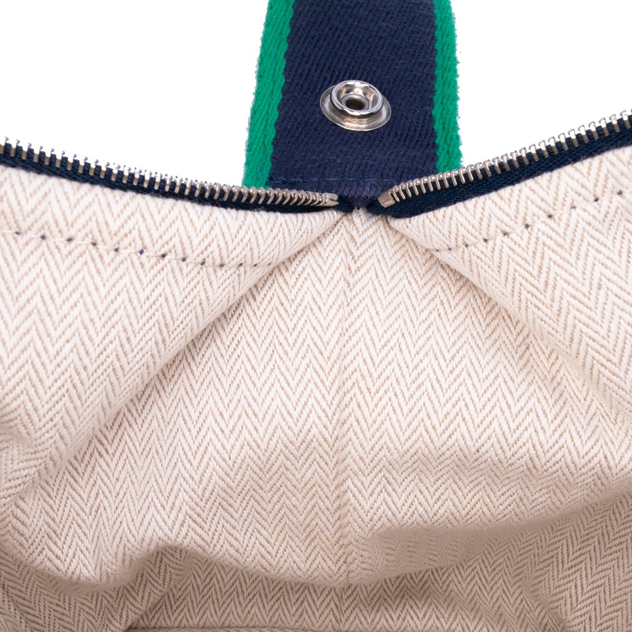 Hermès Small Canvas Bride A Brac Blauw